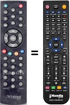 Mando a distancia equivalente Strong WHV15806W