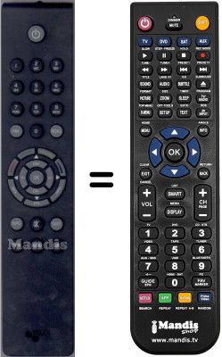 Mando a distancia equivalente WHV14345W