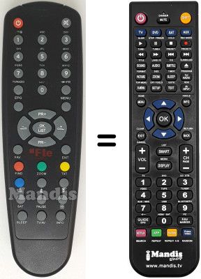 Replacement remote control HVS53245