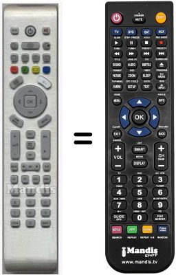 Mando a distancia equivalente Twfvision HVS54004