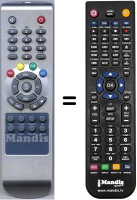 Replacement remote control HVS53504