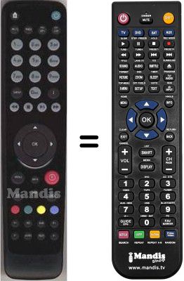 Mando a distancia equivalente HVS53389