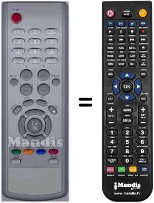 Replacement remote control HVS53518