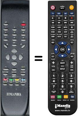 Mando a distancia equivalente WHV3535