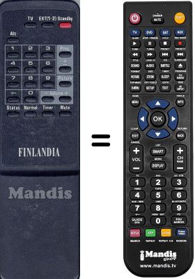 Mando a distancia equivalente WHV7886