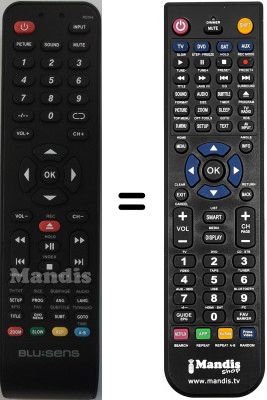 Replacement remote control Blusens WHV14320