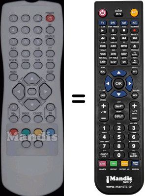 Mando a distancia equivalente Goodmans SEC15383