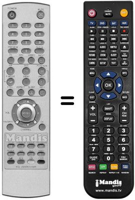 Replacement remote control Hyundai SEC3426 Replacement remote control Hyundai SEC3426