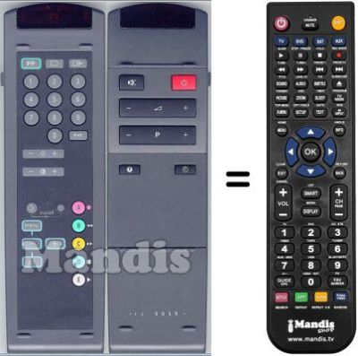 Mando a distancia equivalente WHV5165 Mando a distancia equivalente WHV5165