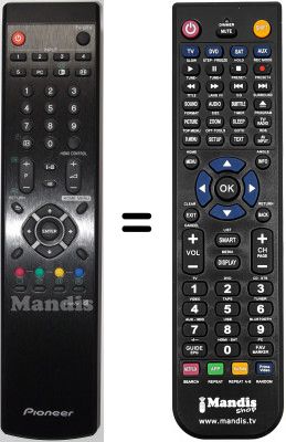Mando a distancia equivalente Pioneer WHV15635