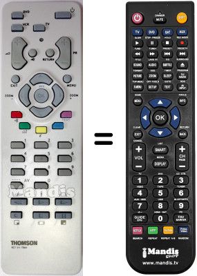 Mando a distancia equivalente Thomson WHV3437